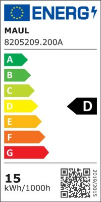 Energieeffizienzklasse F MAULwork dimmbar