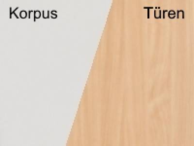 Korpus Lichtgrau Türen Buche