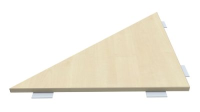 Verkettungsplatte TEN Dreieck 90 Grad ahorn