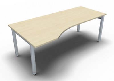 PC-Schreibtisch ONE 200 cm links Ahorn