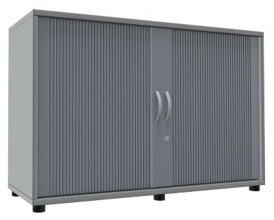 Querrollladenschrank TEN 2 OH, 120 cm Lichtgrau