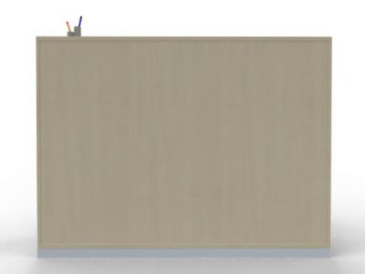 Raumteilerschrank TEN als Stehtheke 160 cm Ahorn