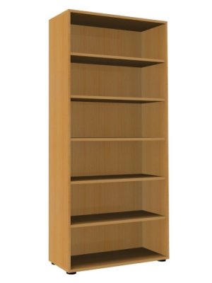 Aktenregal Master 6 Ordnerhöhen 100 cm breit Buche