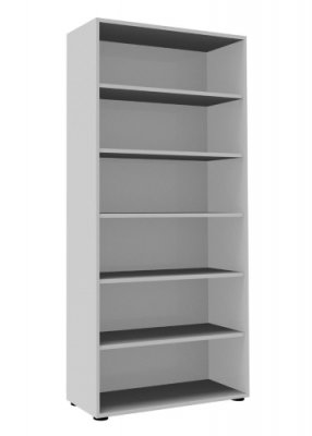 Aktenregal Master 6 Ordnerhöhen 100 cm breit weiss