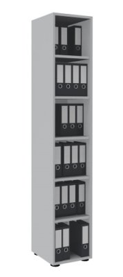 Regal Master 6 OH 40 cm breit Sichtrückwand