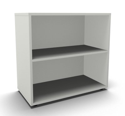 Aktenregal Mega 2OH 80 cm breit Weiss
