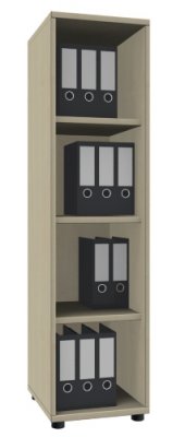 Regal TEN 4 OH, 40 cm breit ahorn