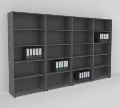 Regalwand Basis K1 Grafit