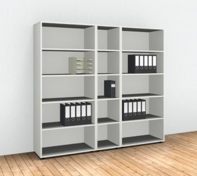 Regalwand Mega G34 Weiss