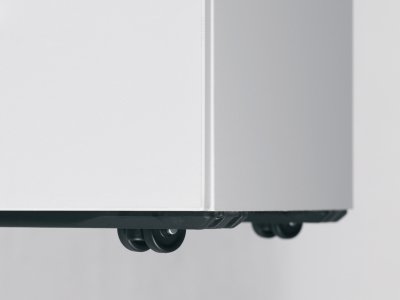 Rollcontainer mit 3 Schubladen Detail Rollen