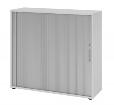 Rollladenschrank VH9 3 OH 120 cm breit ahorn silber