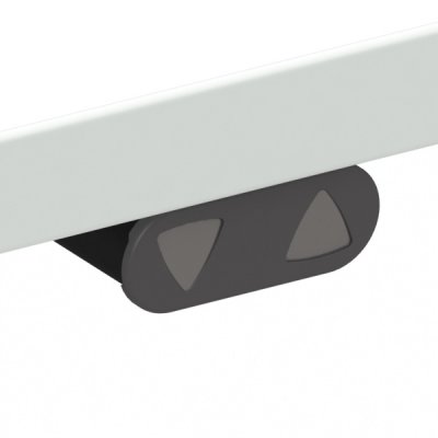 Mobiler Schreibtisch elektrisch höhenverstellbarer Klapptisch Ansicht Schalter