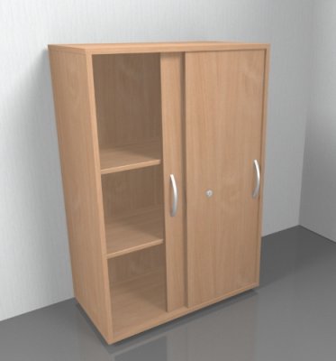 Schiebetürenschrank Mega 3 OH Buche