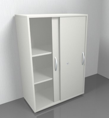 Schiebetürenschrank Mega 3 OH Weiß