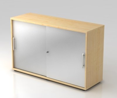Schiebetürenschrank Multi 2 OH Ahorn/Silber