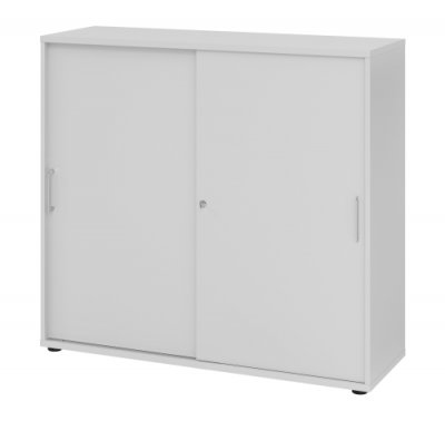 Schiebetürenschrank Multi 3 OH Lichtgrau