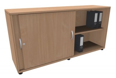 Schiebetürenschrank TEN 2 OH, 160 cm buche
