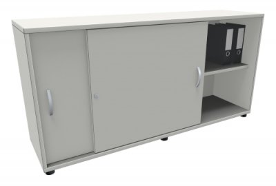 Schiebetürenschrank TEN 2 OH, 160 cm weiß