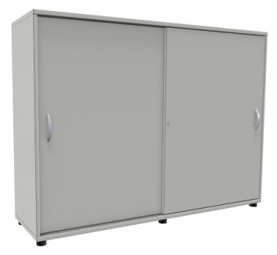Schiebetürenschrank TEN 3 OH, 160 cm weiss