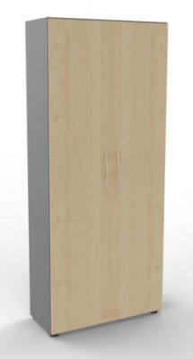 Aktenschrank Basis 5 Ordnerhöhen Grafit-Ahorn