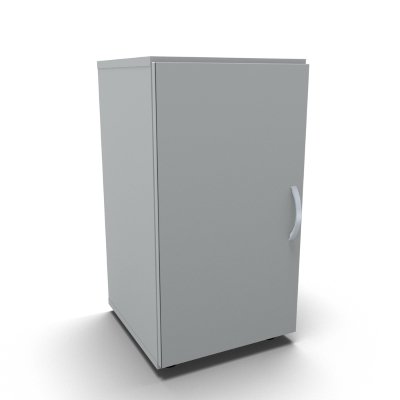 Aktenschrank Mega 2 OH 40 cm breit Lichtgrau