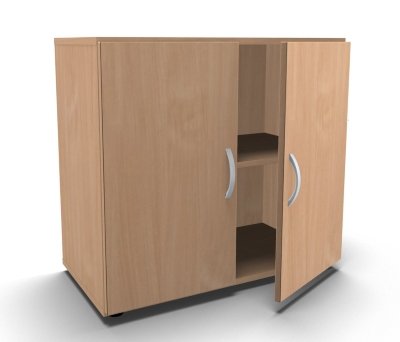 Aktenschrank Mega 2 OH Buche