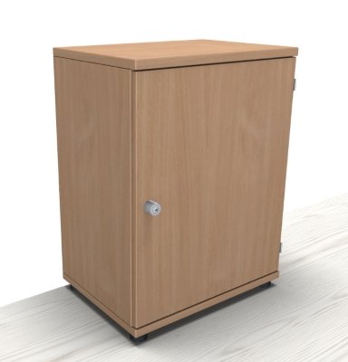 Aktenschrank TEN 2 Ordnerhöhen 60 cm Schloss links Buche
