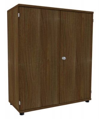 Aktenschrank TEN 3 Ordnerhöhen, 100 cm breit Nussbaum