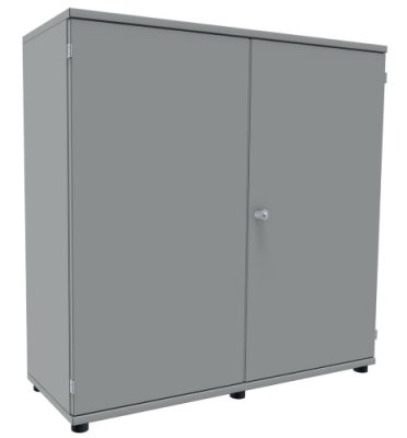 Aktenschrank TEN 3 Ordnerhöhen, 120 cm breit lichtgrau