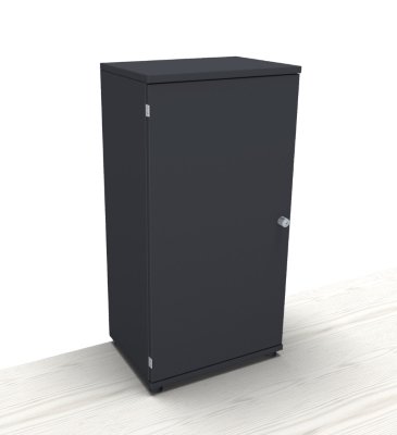 Aktenschrank TEN 3 Ordnerhöhen 60 cm Schloss rechts onyxgrau