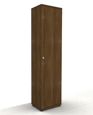 Aktenschrank TEN 6 Ordnerhöhen 60 cm Schloss rechts Nussbaum