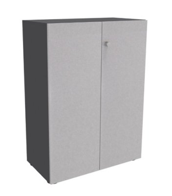 Aktenschrank Master 3 Ordnerhöhen Graphit/silber