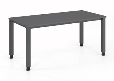 Schreibtisch Quedlinburg 160x80 cm Grafit-Grafit