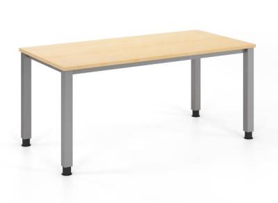 Schreibtisch mit Vierfußgestell 160x80 cm Ahorn