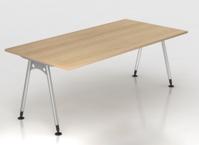 Schreibtisch Aalen 200 cm Eiche