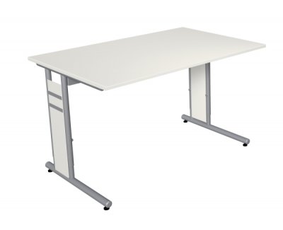 Schreibtisch KM4F 120 cm Weiss