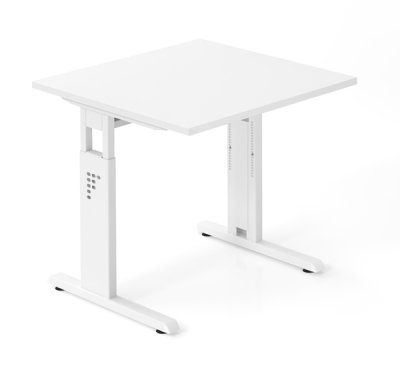 Schreibtisch Offenbach 80 cm Weiss Weiss