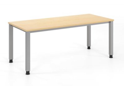 Schreibtisch 180x80 cm Vierfußgestell Ahorn