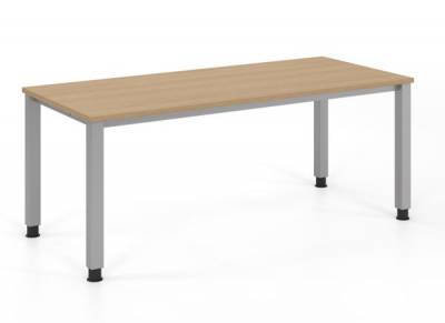 Schreibtisch 180x80 cm Vierfußgestell Eiche