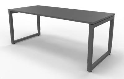 Schreibtisch Riesa 180 cm Grafit Grafit