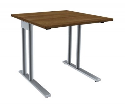 Schreibtisch Pro 80 cm nussbaum