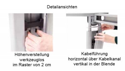 Höheneinstellung