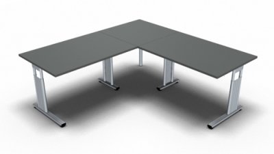 Schreibtischkombination GS1 Onyx