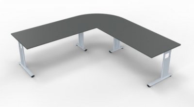 Schreibtischkombination GS12 Onyx-Grau