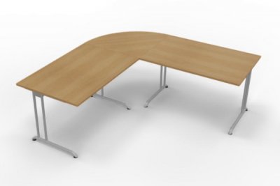 Schreibtischkombination SB2 200x200 cm Eiche
