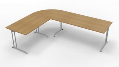 Schreibtischkombination SB2 260x200 cm Eiche