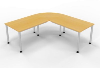 Schreibtischkombination SH3 200x200 cm Buche
