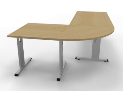 Schreibtischkombination SO3 260x160 cm Ahorn