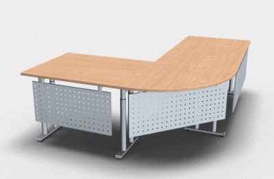 Schreibtischkombination TEN1 Buche