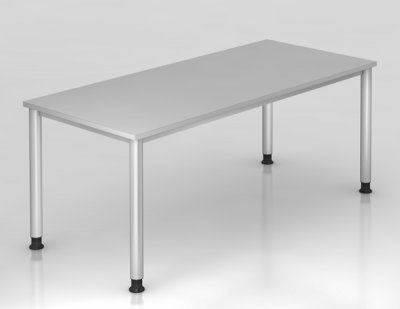 Schreibtisch Hamburg 180 cm Lichtgrau